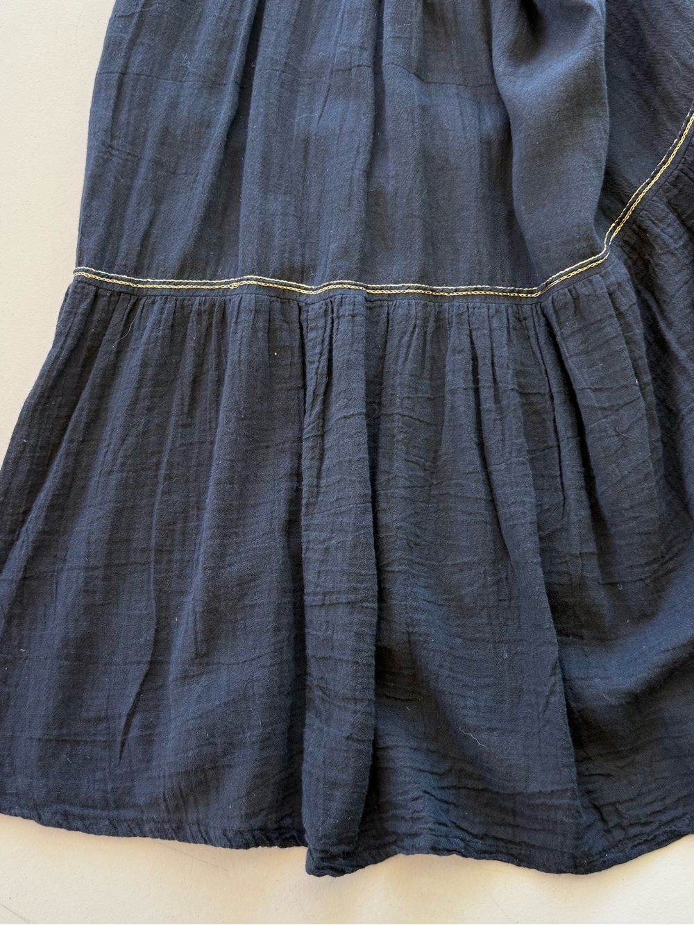 HONORINE Lightweight Cotton Gauzy Tiered Dress Sz Small Excellent Condition - Picture 5 of 5